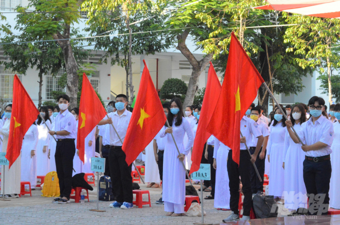 Năm học 2020-2021, toàn tỉnh Kiên Giang có trên 300 ngàn học sinh các cấp nhập học. Ảnh: Đào Trung Chánh.