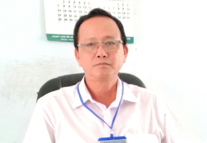 Ông Huỳnh Quốc Khởi, Giám đốc Trung tâm Khuyến nông tỉnh Bạc Liêu. Ảnh: Trọng Linh.