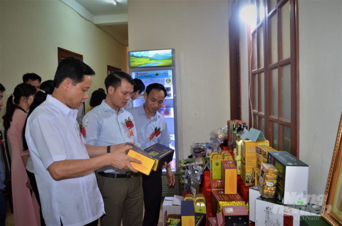 Toàn tỉnh Tuyên Quang hiện có 47 nhãn hiệu nông sản hàng hóa. Ảnh: Đào Thanh.