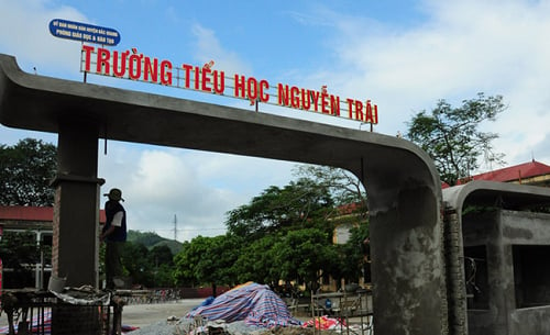 Trường Tiểu học Nguyễn Trãi, Huyện Bắc Quang, tỉnh Hà Giang. Ảnh: TL.