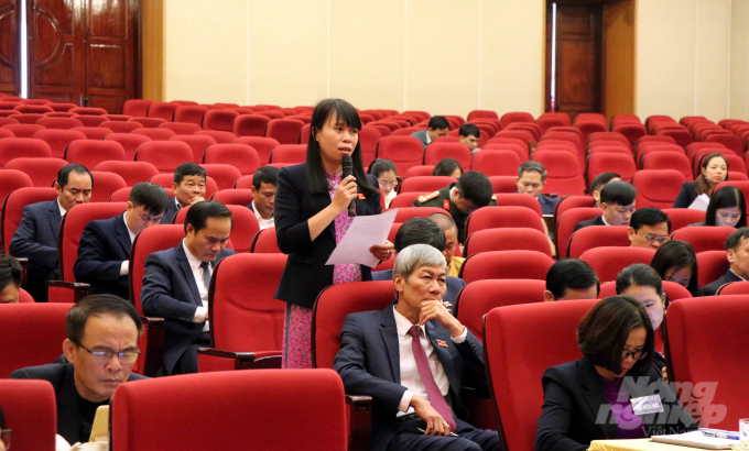 Các đại biểu thảo luận ý kiến tại kỳ họp HĐND tỉnh Tuyên Quang. Ảnh: TL.