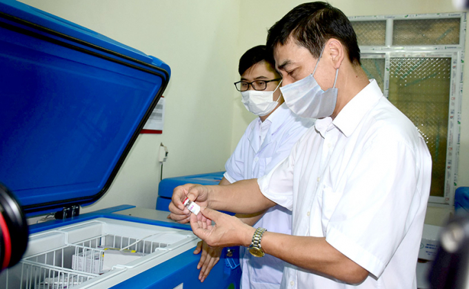 Tỉnh Tuyên Quang vừa tiếp nhận thêm 7.000 liều vacxin phòng Covid-19. Ảnh: TL.