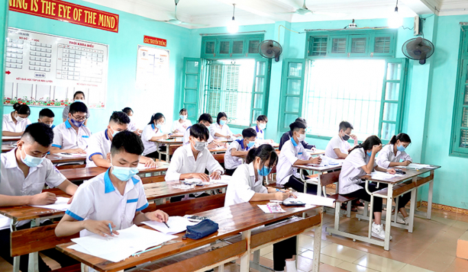 Hơn 9.500 thí sinh tại tỉnh Tuyên Quang tham dự kỳ thi tuyển sinh thi vào lớp 10. Ảnh: TL.