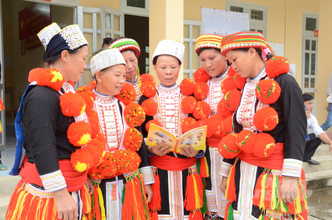 Truyền thông dinh dưỡng, việc làm cần thiết để nâng cao nhận thức về chế độ dinh dưỡng cho trẻ. Ảnh: Đào Thanh.