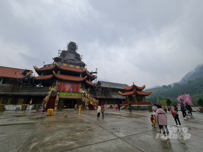 Thiền viện Trúc Lâm, công trình đền chùa lớn bậc nhất tại tỉnh Tuyên Quang đang dần được hoàn thiện.