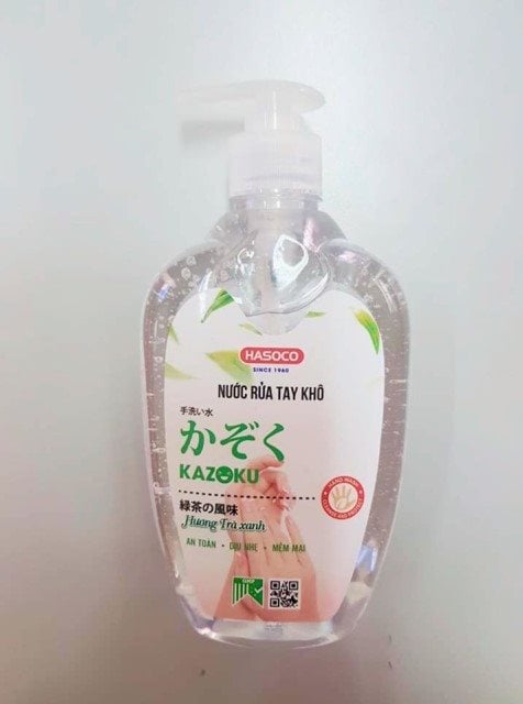 Sản phẩm nước rửa tay khô KAZOKU của Công ty CP Xà phòng Hà Nội.