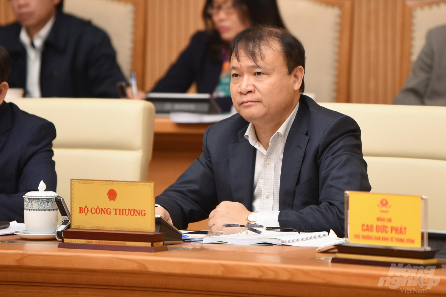 Thứ trưởng Bộ Công thương Đỗ Thắng Hải cho biết, máy nông nghiệp Việt Nam mới chỉ chiếm khoảng gần 30% thị phần. Ảnh: Tùng Đinh.