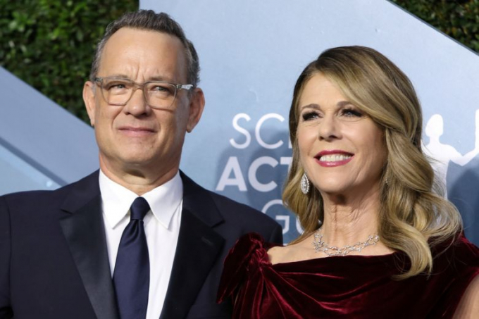 Tài tử Tom Hanks và vợ, ca sĩ, nhạc sĩ Rita Wilson. Ảnh: Reuters.