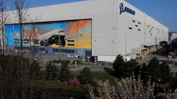 Toàn cảnh Nhà máy Boeing Renton, gần Seattle, Washington, Hoa Kỳ trong bối cảnh dịch Covid-19 bùng phát. Ảnh: Brian Snyder/Reuters.