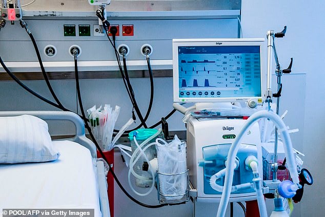 Hình ảnh máy thở - trang thiết bị tối cần thiết trong điều trị cho những bệnh nhân mắc Covid-19. Ảnh: AFP/Getty Images.
