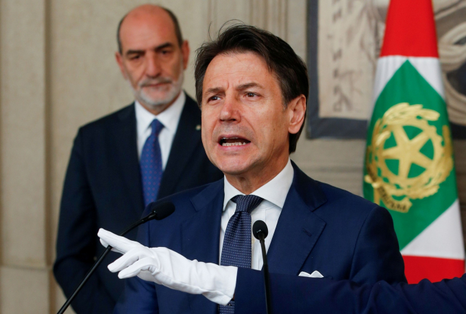 Thủ tướng Italia Giuseppe Conte. Ảnh: Reuters.