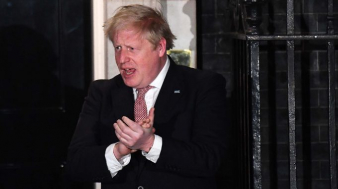 Hình ảnh ông Boris Johnson được nhìn thấy lần cuối trước công chúng hôm 2/4/2020. Ảnh: Shutterstock.