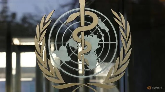 Logo của WHO tại trụ sở Geneva, Thụy Sĩ, ngày 22/11/2017. Ảnh: Denis Balibouse/Reuters.