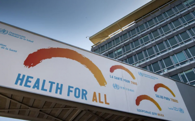 Trụ sở của Tổ chức Y tế Thế giới (WHO) tại Geneva, Thụy Sĩ. Ảnh: Shutterstock.
