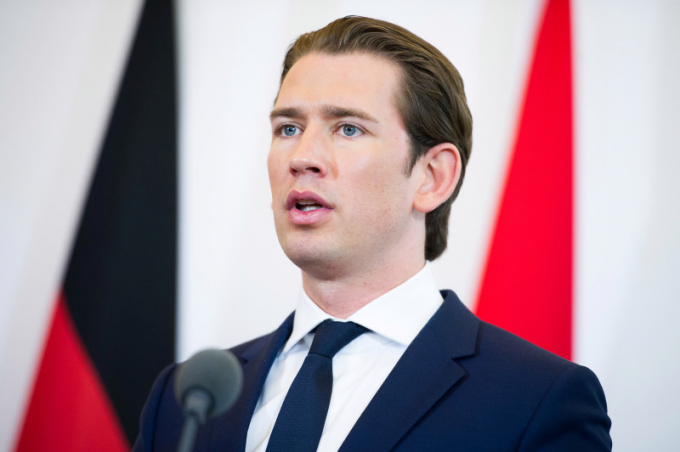 Thủ tướng Sebastian Kurz. Ảnh: Getty Images.