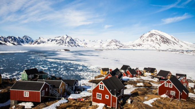 Tổng thống Donald Trump từng đưa ra đề nghị mua Greenland từ Đan Mạch. Ảnh: earth.