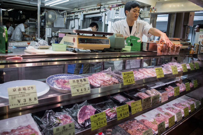 Một chợ thực phẩm tại Nhật Bản. Ảnh: FAO.