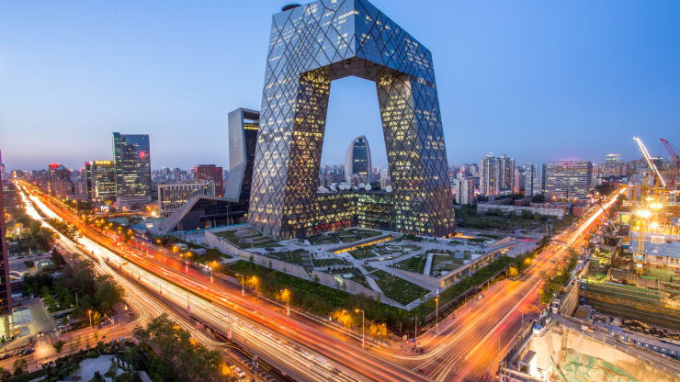 Trụ sở của CCTV tại Bắc Kinh, Trung Quốc. Ảnh: Getty Images.