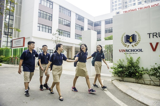 Hệ thống trường liên cấp Vinschool đang thu hút khoảng 27.000 học sinh. Ảnh: Vinschool.