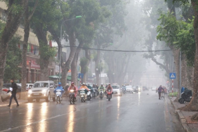 Dự báo thời tiết hôm nay 19/9, Hà Nội nhiệt độ thấp nhất 23 độ C, có mưa dông, gió đông bắc cấp 2-3. Ảnh minh họa.