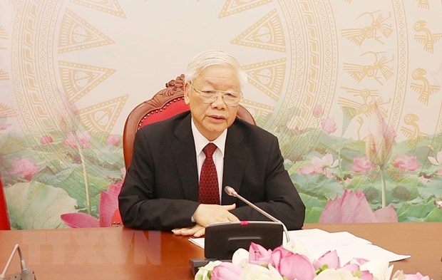 Tổng Bí thư, Chủ tịch nước Nguyễn Phú Trọng. Ảnh: Trí Dũng/TTXVN.