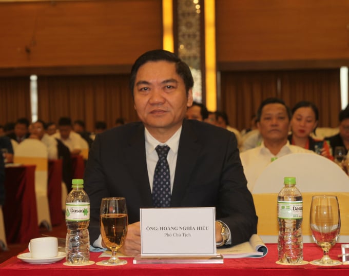 Vice Chairman of People's Committee of Nghe An Hoang Nghia Hieu says that the province will focus on developing advantageous products to increase competitiveness. Photo: Viet Khanh.