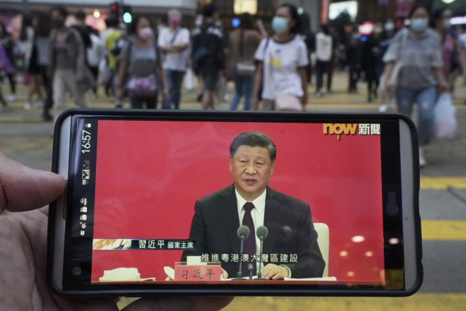 Chủ tịch Tập Cận Bình phát biểu tại Thâm Quyến vào tháng trước. Trong bài phát biểu của mình, ông có niềm tin rằng 'không có gì có thể ngăn cản bước tiến của Trung Quốc' sẽ là trọng tâm của Tầm nhìn 2035. Ảnh: Felix Wong/SCMP.