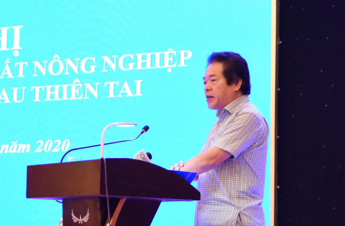 Ông Võ Phiên, Phó Chủ tịch UBND tỉnh Quảng Ngãi: Tỉnh đề xuất Trung ương hỗ trợ 1.625 tỷ đồng để ổn định lại sản xuất lúa, cây trồng, thủy sản… Ảnh: Văn Việt.