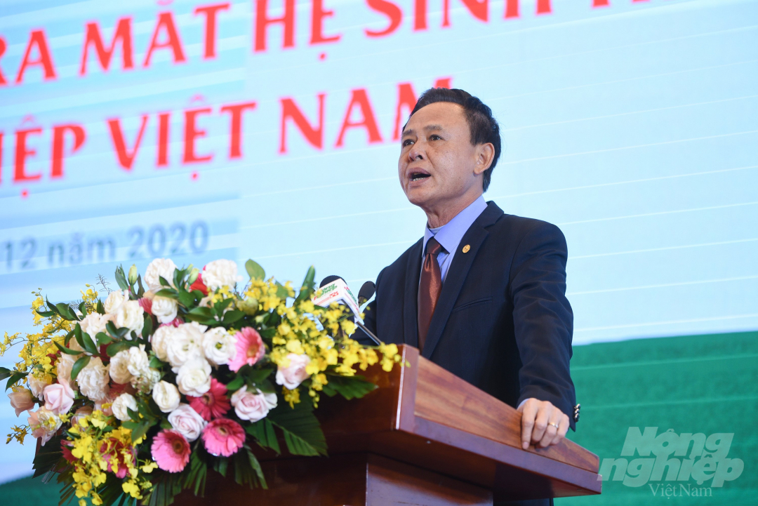 Thứ trưởng Thường trực Bộ Nông nghiệp và PTNT Hà Công Tuấn tin tưởng Báo Nông nghiệp Việt Nam sẽ trở thành cơ quan báo chí đa phương tiện, chuyên sâu, chuyên biệt về Nông nghiệp và PTNT. Ảnh: Đinh Tùng.