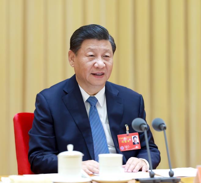 Chủ tịch Tập Cận Bình có bài phát biểu tại Hội nghị công tác nông thôn Trung ương Trung Quốc ở Bắc Kinh. Hội nghị được tổ chức từ ngày 28-29/12/2020. Ảnh: Tân Hoa xã.