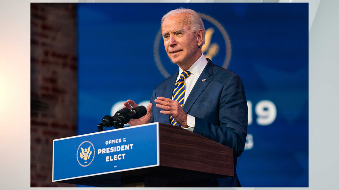 Tổng thống đắc cử Hoa Kỳ Joe Biden. Ảnh: Wish-TV.