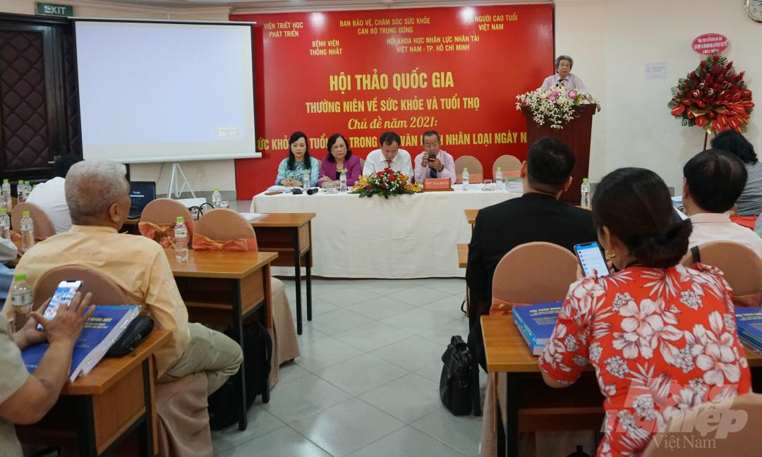 Buổi Hội thảo Khoa học Quốc gia thường niên năm 2021 được tổ chức tại TP.HCM ngày 7/4. Ảnh: Nguyễn Thủy.
