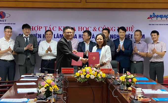 Viện Hàn lâm Khoa học và Công nghệ Việt Nam và Tập đoàn Kinh Bắc ký kết hợp tác.