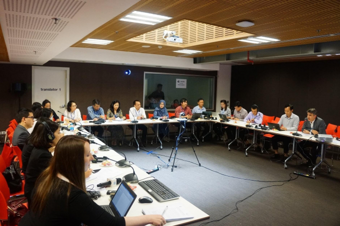 Delegates at the workshop.