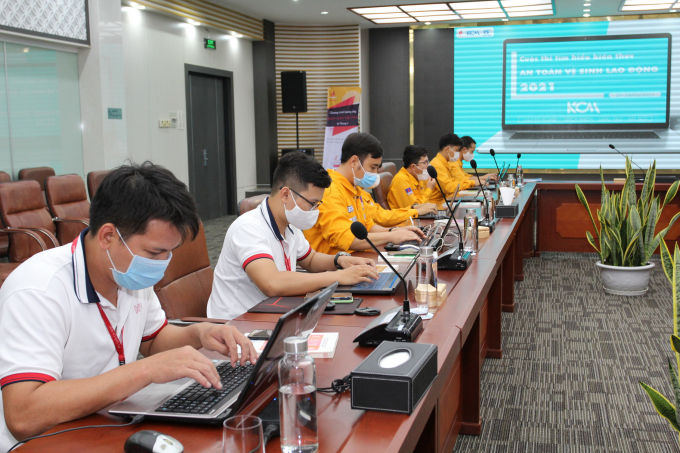 Khuyến khích NLĐ tham gia các cuộc thi trực tuyến, trau dồi kiến thức an toàn lao động.