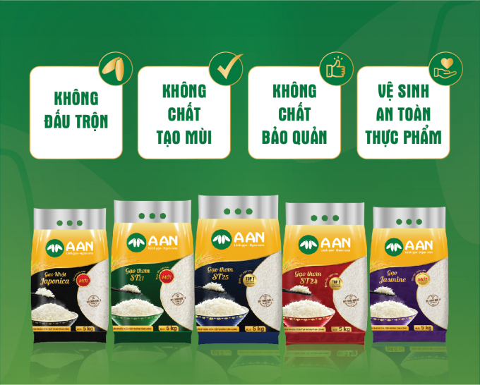A An Rice’s products.