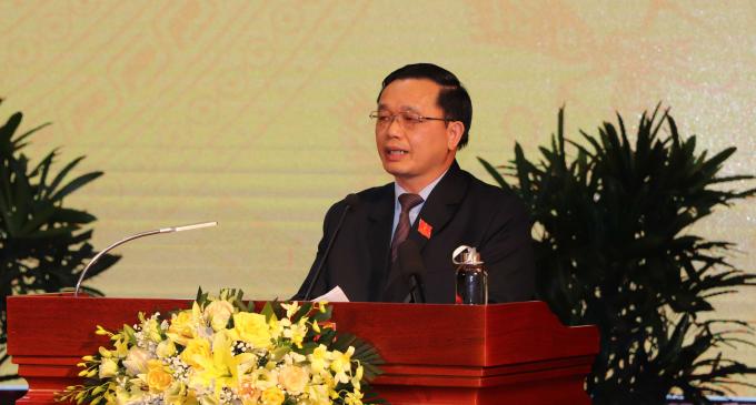 Ông Triệu Đình Lê, Phó Bí thư Thường trực Tỉnh ủy Cao Bằng, được bầu làm Chủ tịch HĐND tỉnh. Ảnh: V.T.