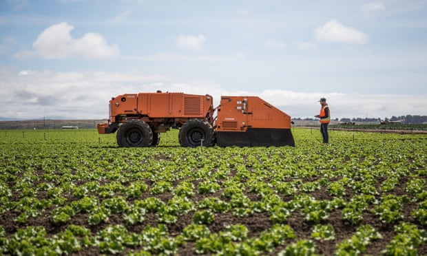 Robot của Farmwise đang được sử dụng bởi nông dân ở California và Arizona. Ảnh: Farmwise.