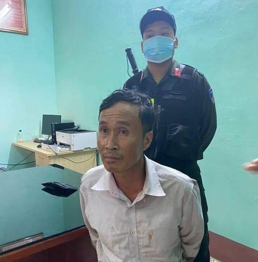 Đối tượng Nguyễn Trọng Đại bị lực lượng chức năng bắt giữ.