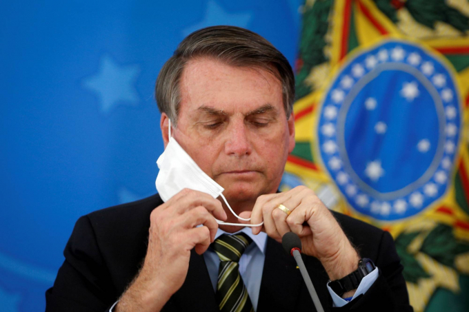 Tổng thống Brazil Jair Bolsonaro.