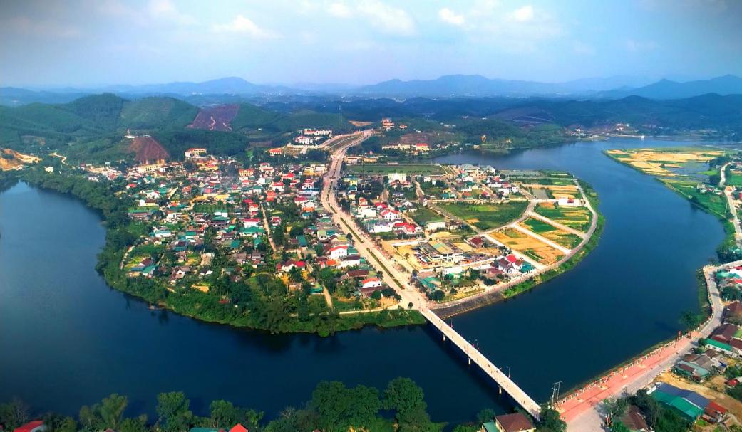 Trung tâm huyện miền núi Vũ Quang.