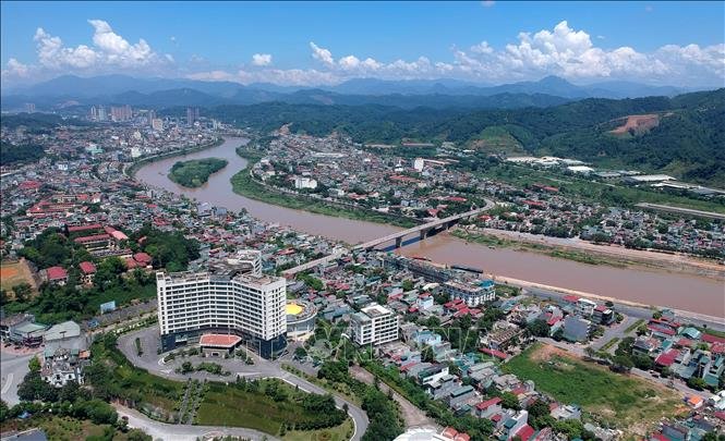 Một góc thành phố biên giới Lào Cai.