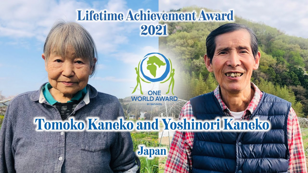 Cặp vợ chồng tiên phong trong nông nghiệp hữu cơ Nhật Bản - ông Yoshinori Kaneko và bà Tomoko Kaneko. Ảnh: YouTube.