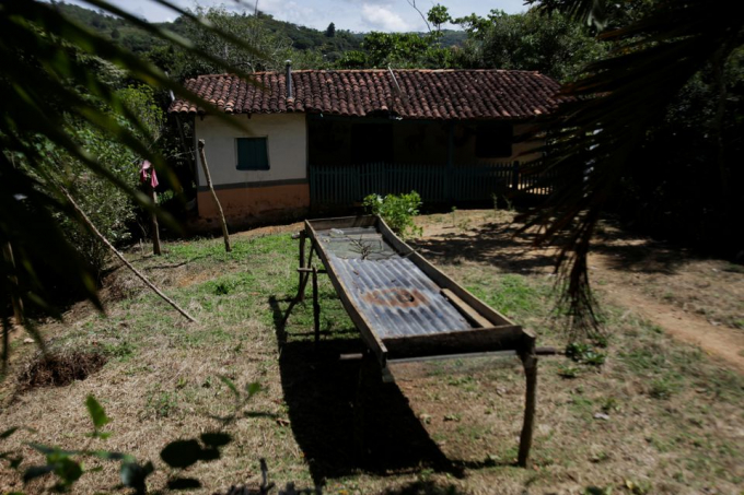 Hình ảnh một ngôi nhà tại trang trại cà phê ở El Laurel, thuộc bang Olancho, Honduras bị bỏ hoang do chủ nhân di cư đến Mỹ, ảnh chụp ngày 22/9/2021. Ảnh: Reuters.