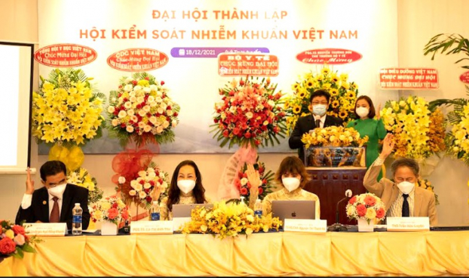 Quang cảnh Đại hội thành lập Hội Kiểm soát nhiễm khuẩn Việt Nam