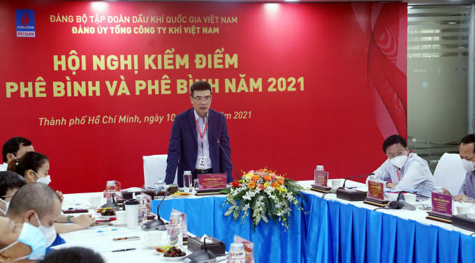 Đồng chí Dương Mạnh Sơn, Ủy viên Ban TV Đảng ủy Tập đoàn, Bí thư Đảng ủy - Chủ tịch HĐQT PV GAS khai mạc Hội nghị.