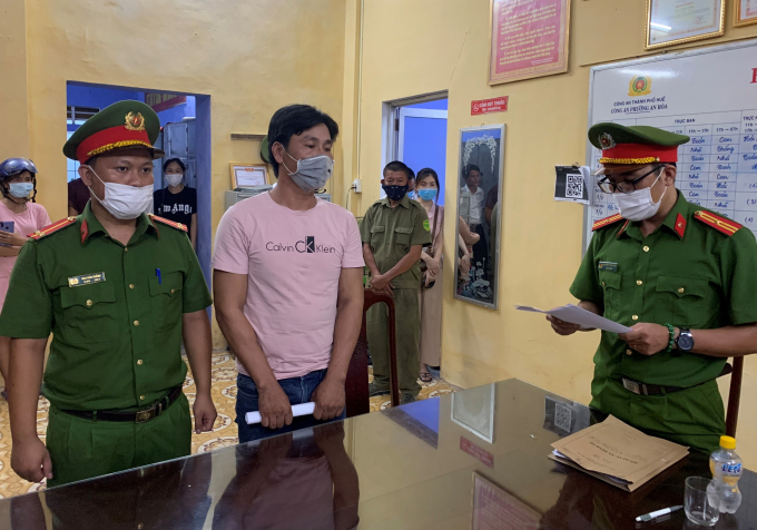 Cơ quan chức năng đang thực hiện lệnh khởi tố đối với Nguyễn Bảo Quốc. Ảnh: T.T
