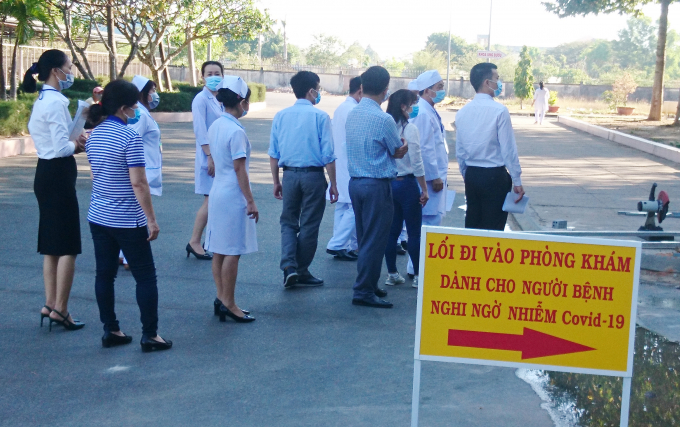 Đội phản ứng nhanh phòng chống dịch Covid-19 của Bệnh viện Chợ Rẫy đã có mặt để chi viện cho Bình Thuận. Ảnh: BVCC.