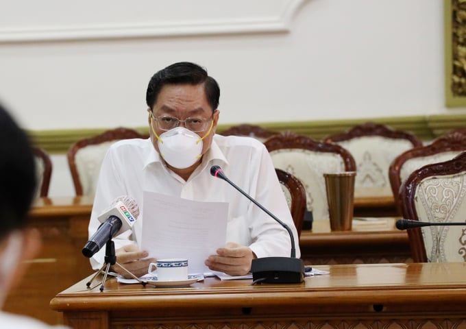 Giám đốc Sở Y tế TP.HCM Nguyễn Tấn Bỉnh. Ảnh: TTBC TP.HCM