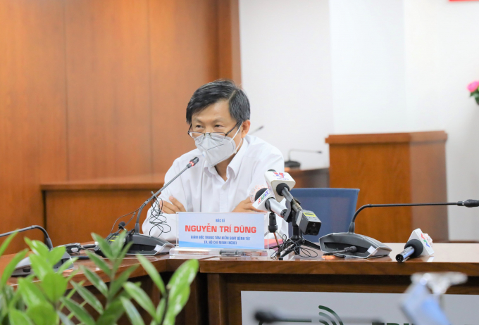 Bác sĩ Nguyễn Trí Dũng, Giám đốc Trung tâm kiểm soát bệnh tật TP.HCM (HCDC). Ảnh: T.H.